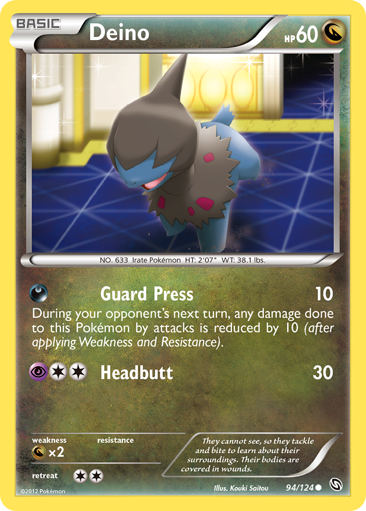 Deino (94/124) [Black & White: Dragons Exalted] | Jomio and Rueliete's Cards and Comics