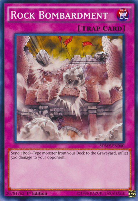 Rock Bombardment [SDMY-EN040] Common | Jomio and Rueliete's Cards and Comics