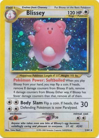 Blissey (2/64) [Neo Revelation Unlimited] | Jomio and Rueliete's Cards and Comics