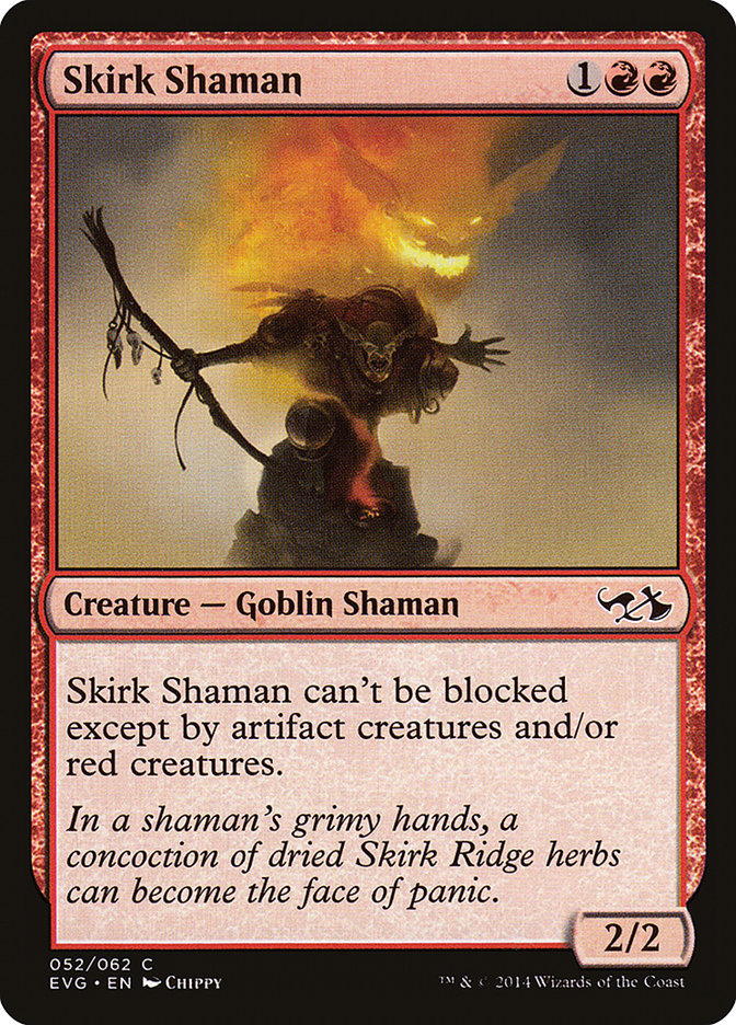 Skirk Shaman (Elves vs. Goblins) [Duel Decks Anthology] | Jomio and Rueliete's Cards and Comics
