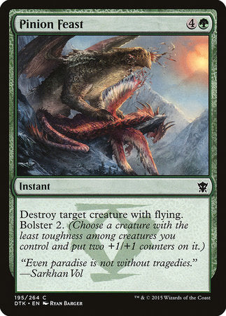 Pinion Feast [Dragons of Tarkir] | Jomio and Rueliete's Cards and Comics