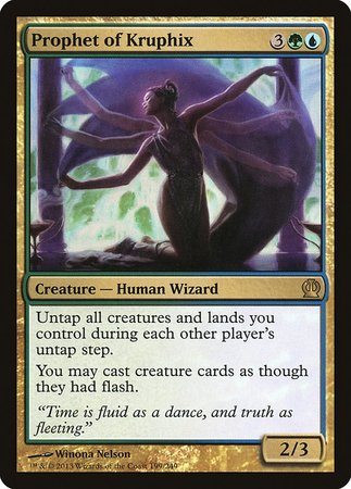 Prophet of Kruphix [Theros] | Jomio and Rueliete's Cards and Comics