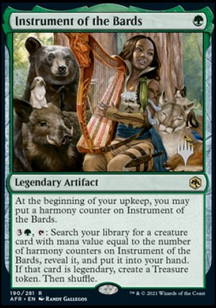 Instrument of the Bards (Promo Pack) [Dungeons & Dragons: Adventures in the Forgotten Realms Promos] | Jomio and Rueliete's Cards and Comics