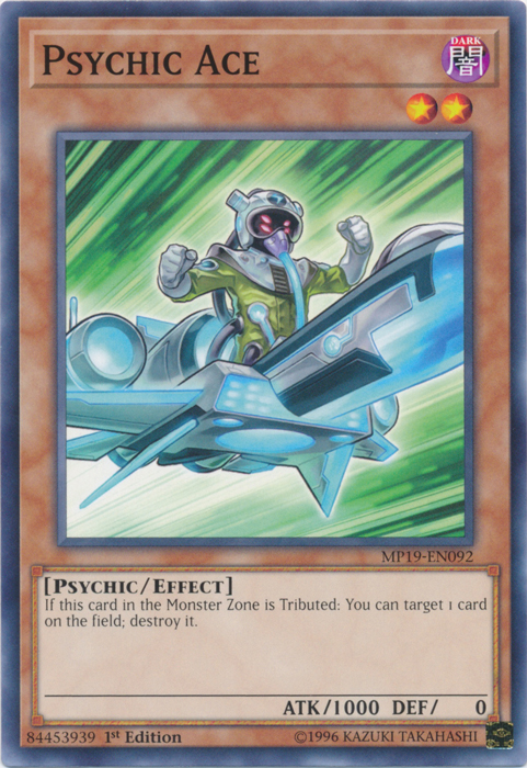 Psychic Ace [MP19-EN092] Common | Jomio and Rueliete's Cards and Comics