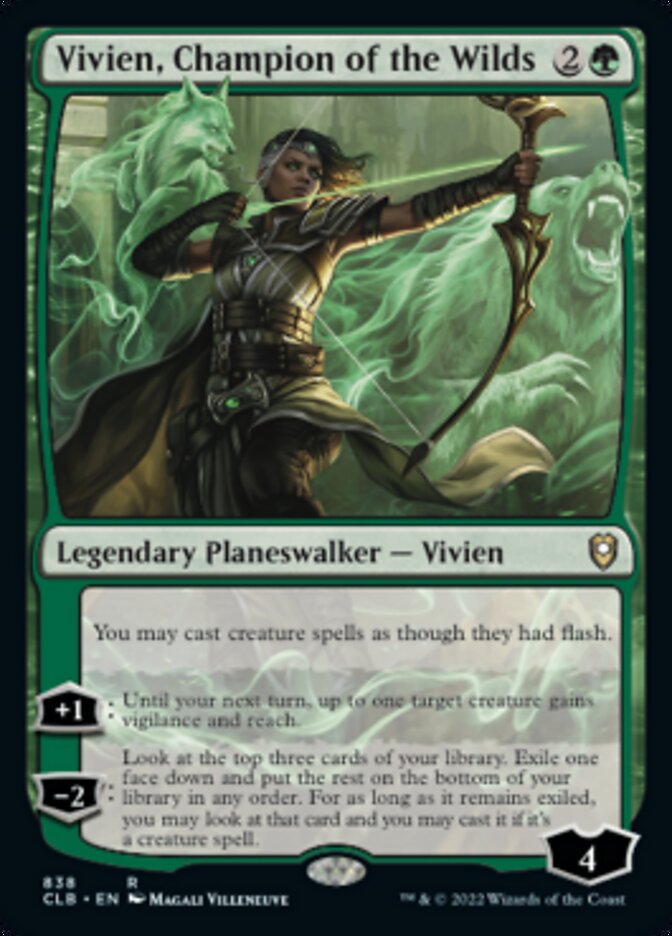 Vivien, Champion of the Wilds [Commander Legends: Battle for Baldur's Gate] | Jomio and Rueliete's Cards and Comics