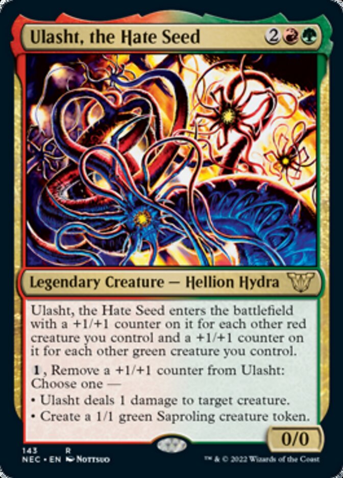Ulasht, the Hate Seed [Kamigawa: Neon Dynasty Commander] | Jomio and Rueliete's Cards and Comics