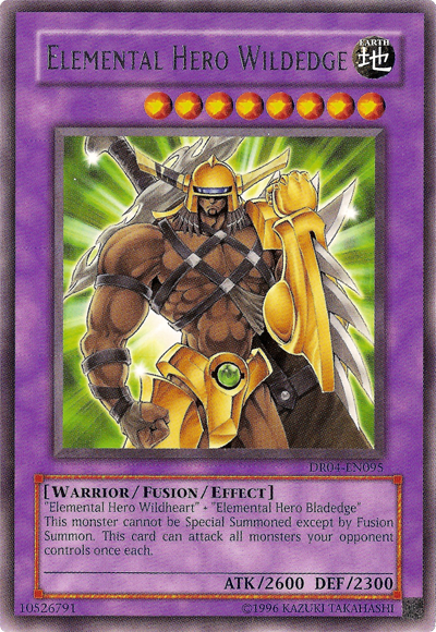 Elemental Hero Wildedge [DR04-EN095] Rare | Jomio and Rueliete's Cards and Comics