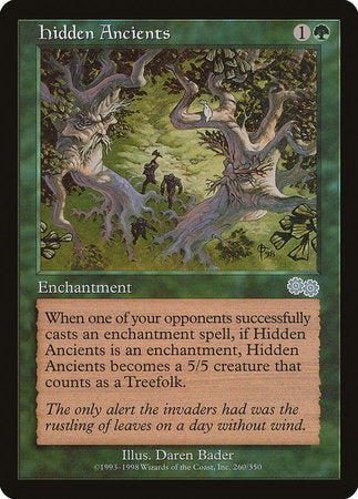 Hidden Ancients [Urza's Saga] | Jomio and Rueliete's Cards and Comics