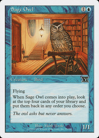 Sage Owl [Classic Sixth Edition] | Jomio and Rueliete's Cards and Comics