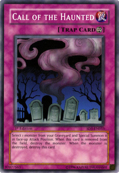 Call Of The Haunted [SD5-EN033] Common | Jomio and Rueliete's Cards and Comics