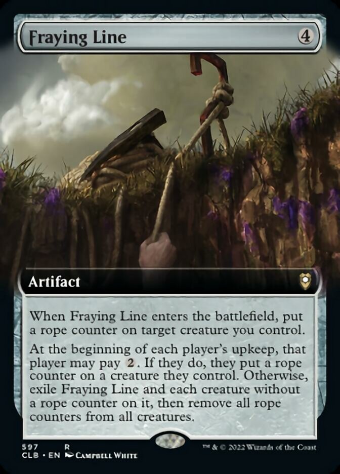 Fraying Line (Extended Art) [Commander Legends: Battle for Baldur's Gate] | Jomio and Rueliete's Cards and Comics