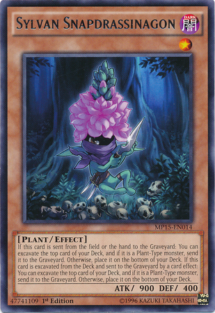 Sylvan Snapdrassinagon [MP15-EN014] Rare | Jomio and Rueliete's Cards and Comics