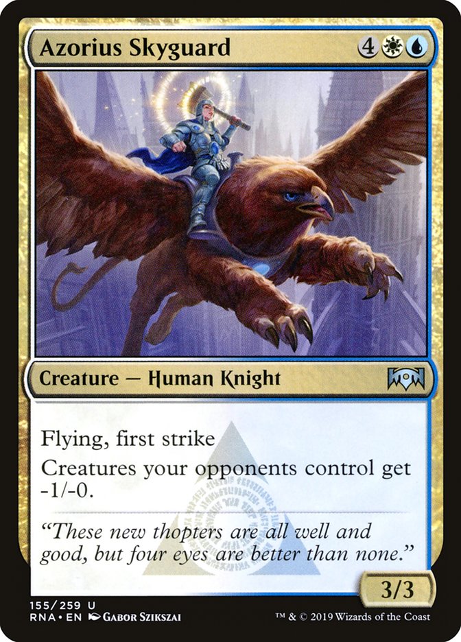 Azorius Skyguard [Ravnica Allegiance] | Jomio and Rueliete's Cards and Comics