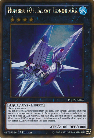 Number 101: Silent Honor ARK [PGL2-EN046] Gold Rare | Jomio and Rueliete's Cards and Comics