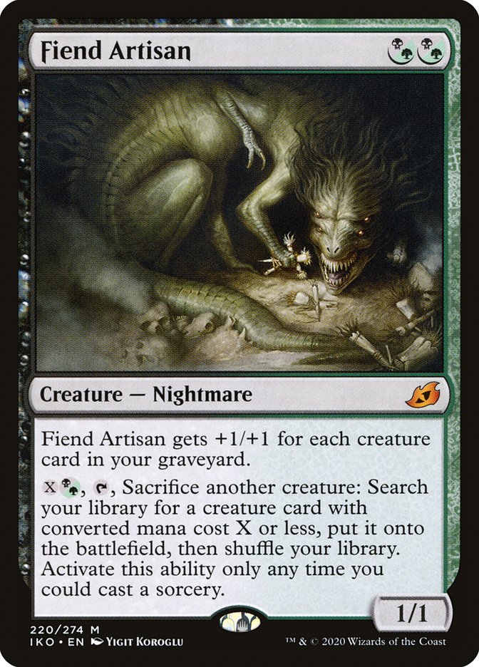 Fiend Artisan [Ikoria: Lair of Behemoths] | Jomio and Rueliete's Cards and Comics