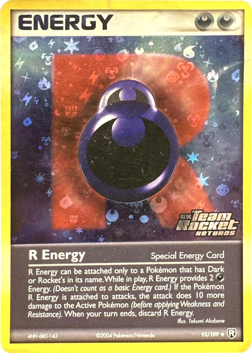R Energy (95/109) (Stamped) [EX: Team Rocket Returns] | Jomio and Rueliete's Cards and Comics