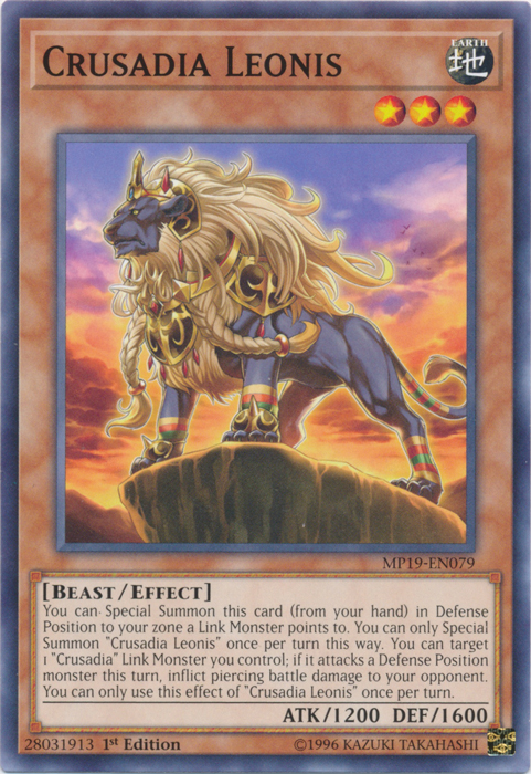 Crusadia Leonis [MP19-EN079] Common | Jomio and Rueliete's Cards and Comics