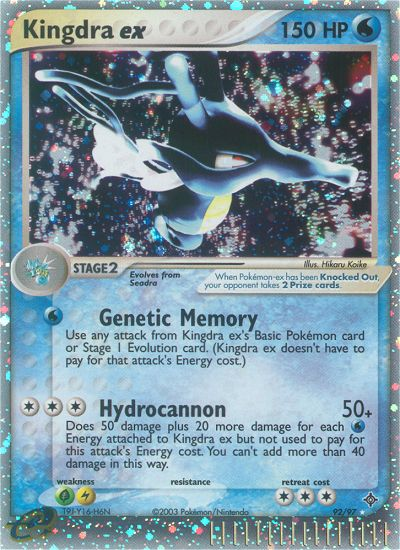 Kingdra ex (92/97) [EX: Dragon] | Jomio and Rueliete's Cards and Comics