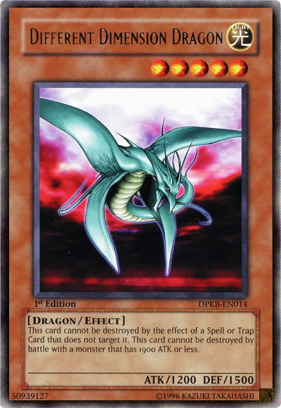 Different Dimension Dragon [DPKB-EN014] Rare | Jomio and Rueliete's Cards and Comics
