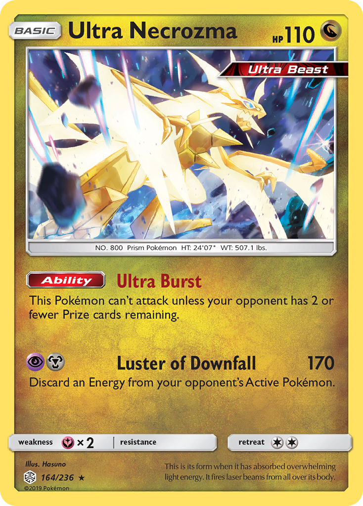 Ultra Necrozma (164/236) [Sun & Moon: Cosmic Eclipse] | Jomio and Rueliete's Cards and Comics