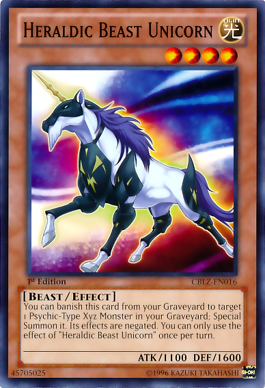 Heraldic Beast Unicorn [CBLZ-EN016] Common | Jomio and Rueliete's Cards and Comics