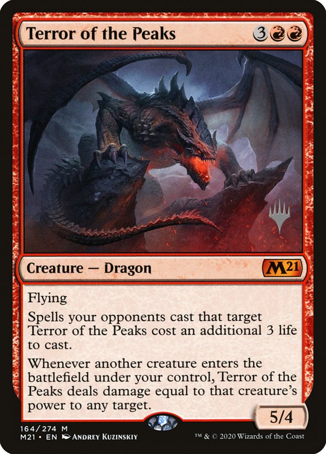 Terror of the Peaks (Promo Pack) [Core Set 2021 Promos] | Jomio and Rueliete's Cards and Comics