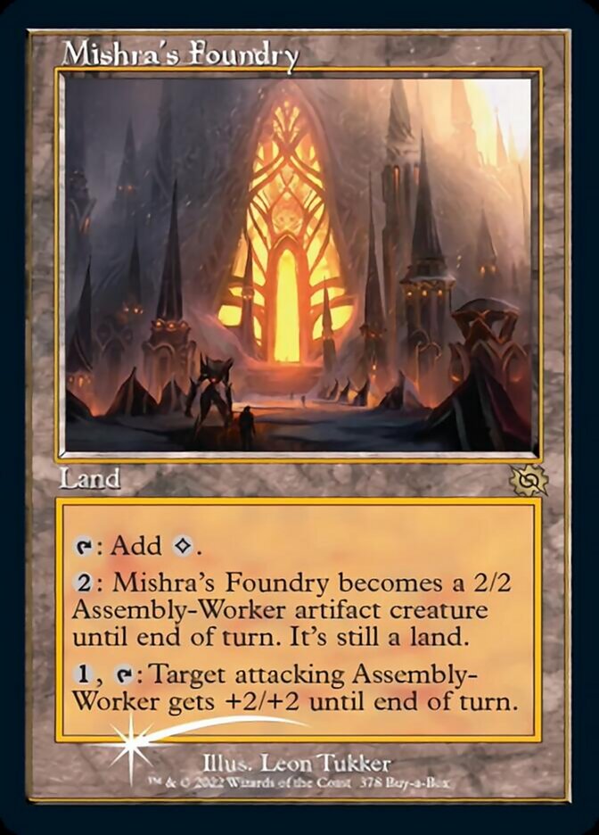 Mishra's Foundry (Retro) (Buy-a-Box) [The Brothers' War] | Jomio and Rueliete's Cards and Comics