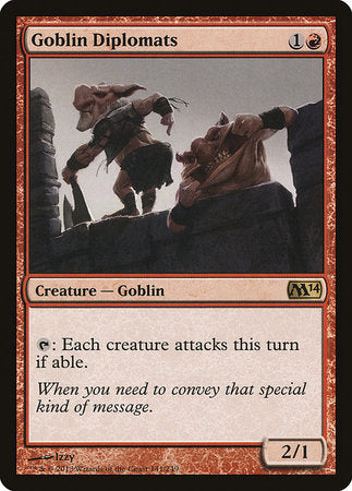 Goblin Diplomats [Magic 2014] | Jomio and Rueliete's Cards and Comics