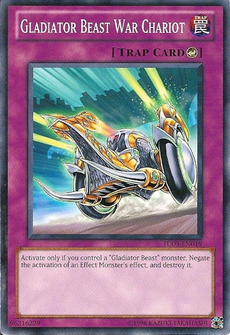 Gladiator Beast War Chariot [TU03-EN019] Common | Jomio and Rueliete's Cards and Comics