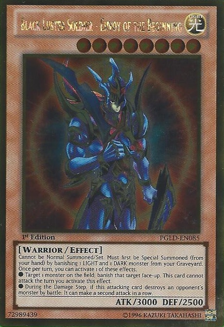 Black Luster Soldier - Envoy of the Beginning [PGLD-EN085] Gold Rare | Jomio and Rueliete's Cards and Comics