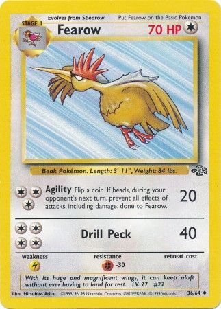 Fearow (36/64) [Jungle Unlimited] | Jomio and Rueliete's Cards and Comics