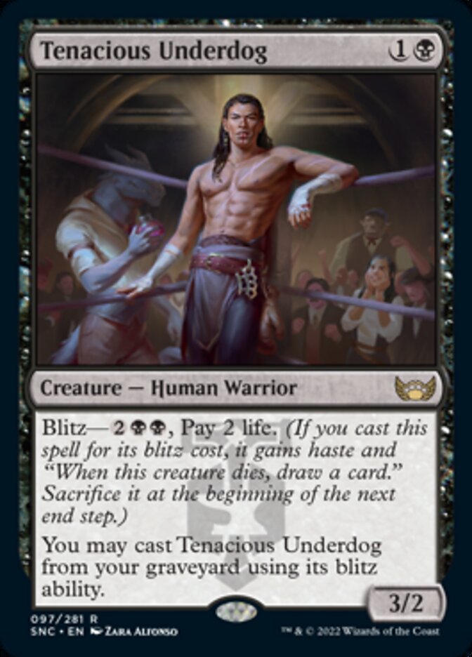 Tenacious Underdog [Streets of New Capenna] | Jomio and Rueliete's Cards and Comics