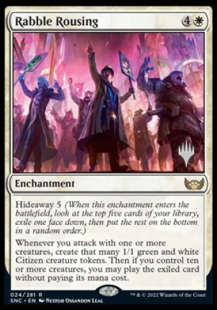 Rabble Rousing (Promo Pack) [Streets of New Capenna Promos] | Jomio and Rueliete's Cards and Comics