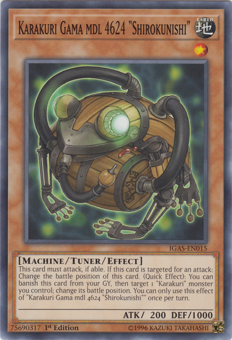 Karakuri Gama mdl 4624 "Shirokunishi" [IGAS-EN015] Common | Jomio and Rueliete's Cards and Comics