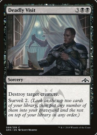 Deadly Visit [Guilds of Ravnica] | Jomio and Rueliete's Cards and Comics