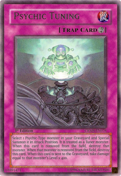 Psychic Tuning [CRMS-EN076] Rare | Jomio and Rueliete's Cards and Comics
