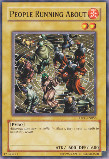 People Running About [DR1-EN056] Common | Jomio and Rueliete's Cards and Comics