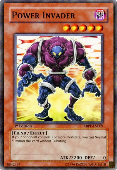Power Invader [ABPF-EN009] Common | Jomio and Rueliete's Cards and Comics