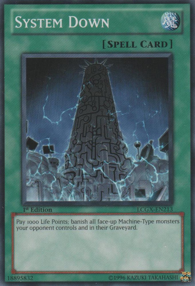 System Down [LCGX-EN213] Common | Jomio and Rueliete's Cards and Comics