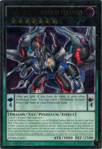Odd-Eyes Rebellion Dragon (UTR) [CORE-EN051] Ultimate Rare | Jomio and Rueliete's Cards and Comics