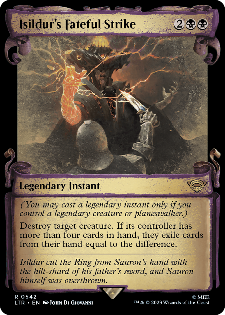 Isildur's Fateful Strike [The Lord of the Rings: Tales of Middle-Earth Showcase Scrolls] | Jomio and Rueliete's Cards and Comics