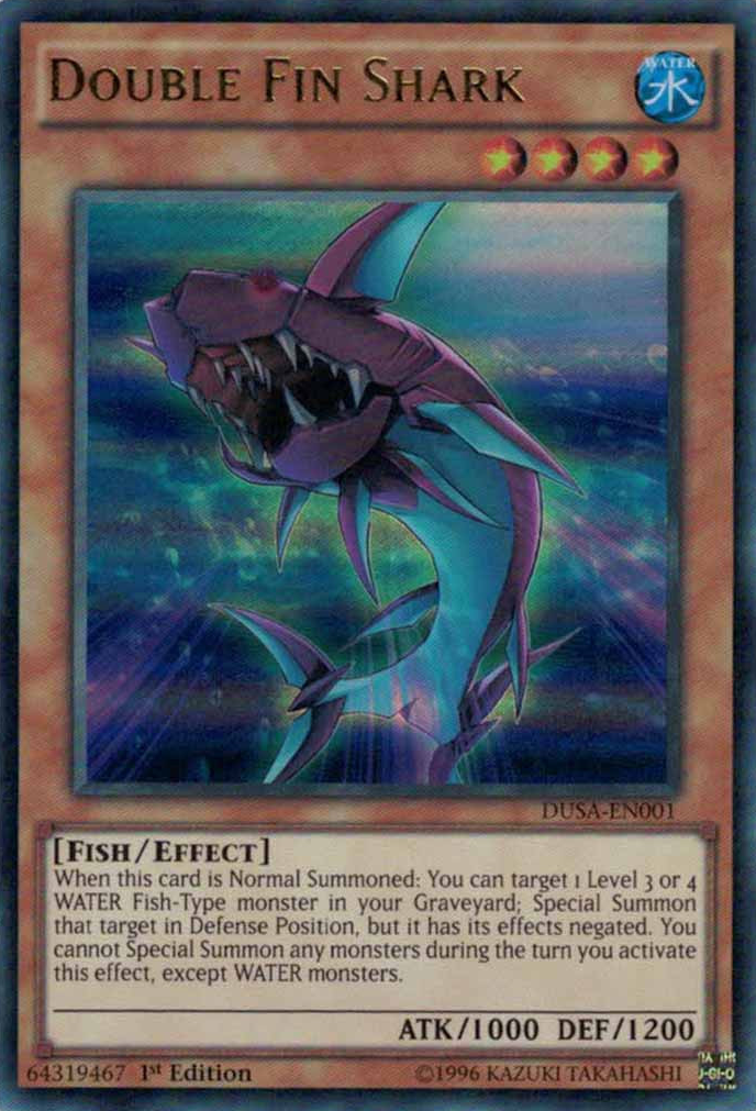 Double Fin Shark [DUSA-EN001] Ultra Rare | Jomio and Rueliete's Cards and Comics
