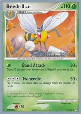 Beedrill LV.41 (13/106) (Luxdrill - Stephen Silvestro) [World Championships 2009] | Jomio and Rueliete's Cards and Comics