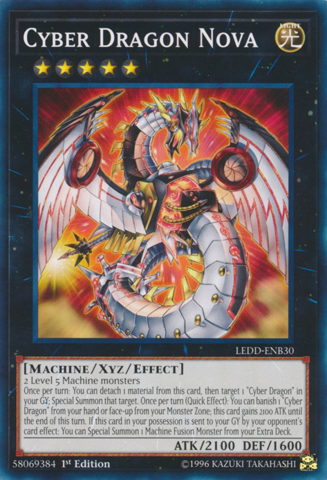 Cyber Dragon Nova [LEDD-ENB30] Common | Jomio and Rueliete's Cards and Comics