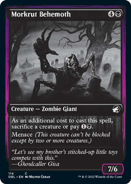 Morkrut Behemoth [Innistrad: Double Feature] | Jomio and Rueliete's Cards and Comics