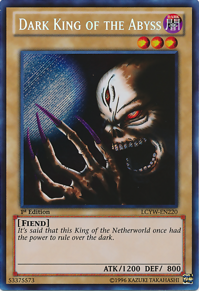 Dark King of the Abyss [LCYW-EN220] Secret Rare | Jomio and Rueliete's Cards and Comics