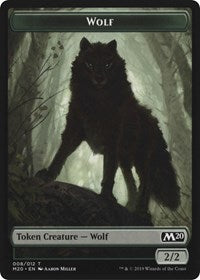 Zombie // Wolf Double-Sided Token [Game Night 2019 Tokens] | Jomio and Rueliete's Cards and Comics