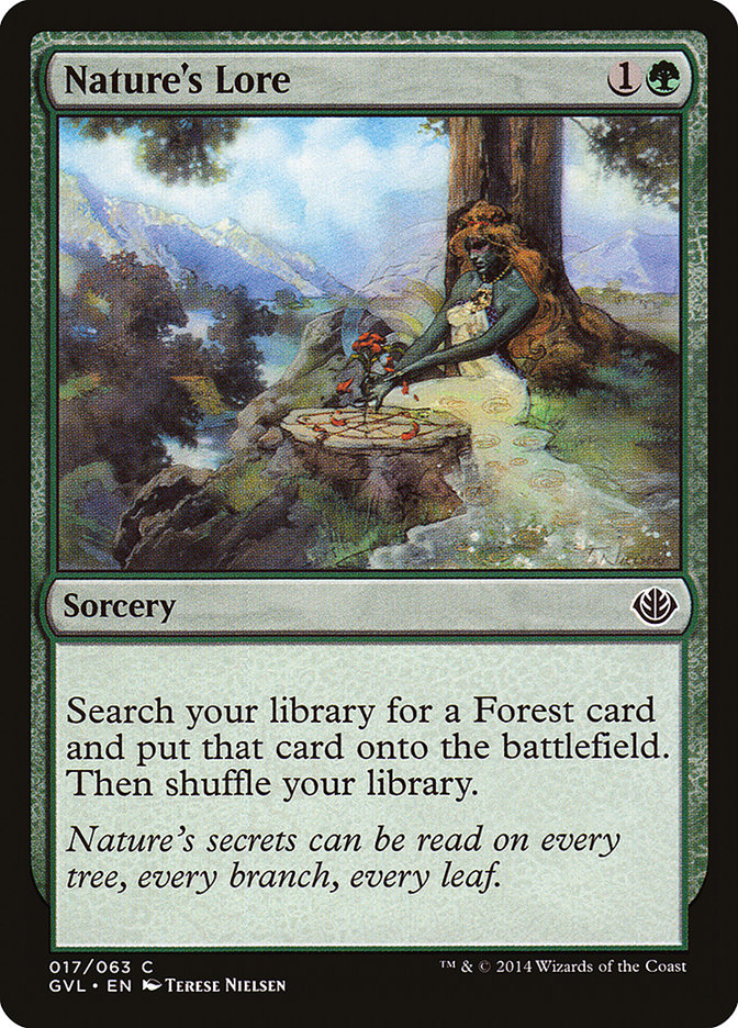 Nature's Lore (Garruk vs. Liliana) [Duel Decks Anthology] | Jomio and Rueliete's Cards and Comics