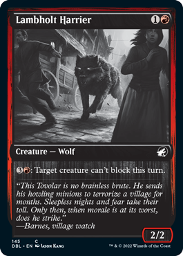Lambholt Harrier [Innistrad: Double Feature] | Jomio and Rueliete's Cards and Comics