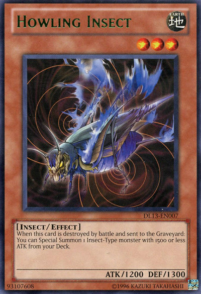 Howling Insect (Green) [DL13-EN007] Rare | Jomio and Rueliete's Cards and Comics